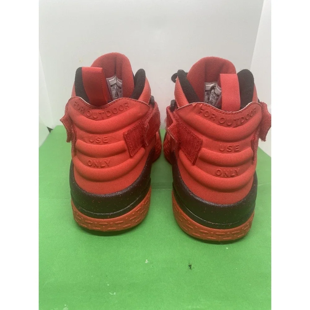 Nike Air Raid University Red Black 642330-600 Bred Mens Size 10.5 High Top